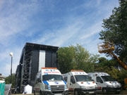 Espectaculo ambulancias San Jose